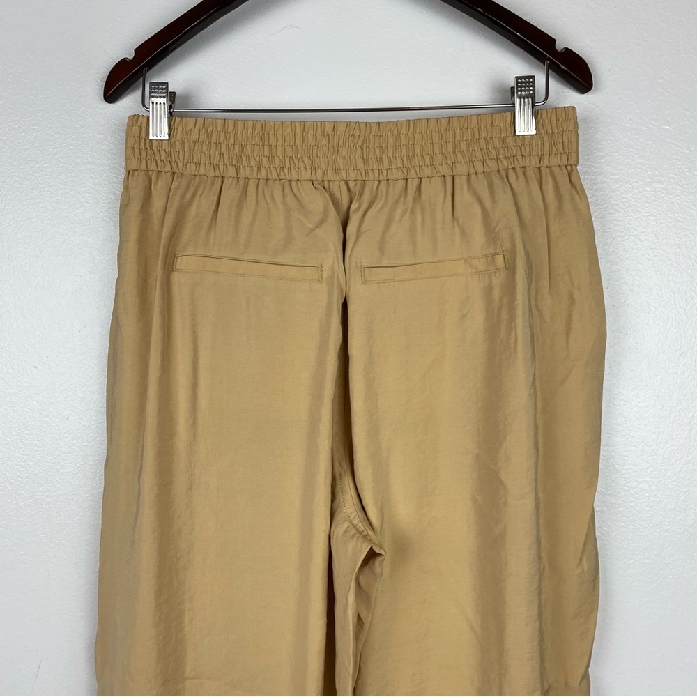 Madewell The Carley Wide-Leg Pants Softdrape Tan NWT - Picture 7 of 12